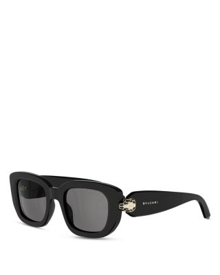 Serpenti Forever Rectangular Sunglasses, 50mm