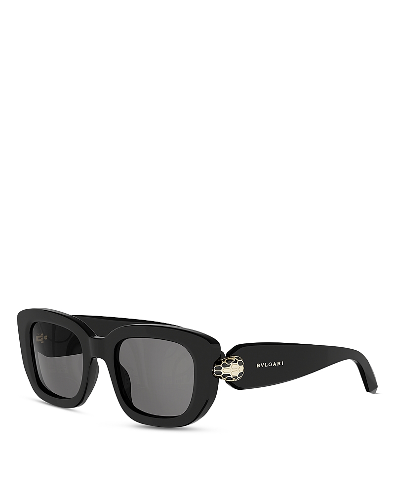 Bvlgari Serpenti Forever Rectangular Sunglasses, 50mm