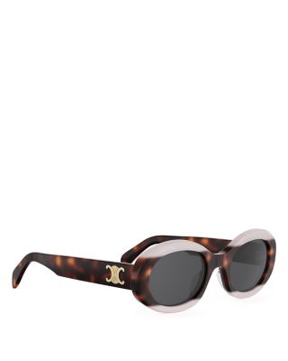 Triomphe Oval Sunglasses, 52mm