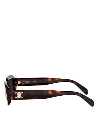 Triomphe Rectangular Sunglasses, 54mm
