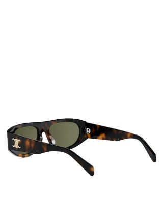 Triomphe Square Sunglasses, 55mm