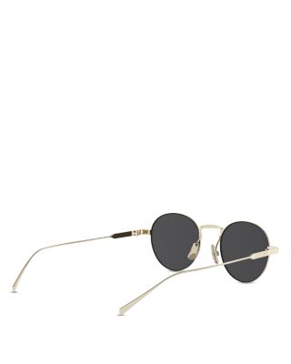 Metal Round Sunglasses, 49mm
