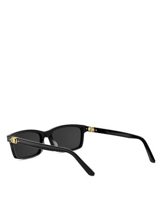 Petit CD Rectangular Sunglasses, 54mm
