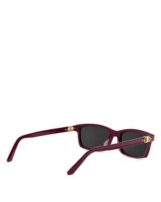 Petit CD Rectangular Sunglasses, 54mm