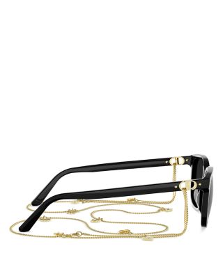 Petit CD Rectangular Sunglasses, 53mm