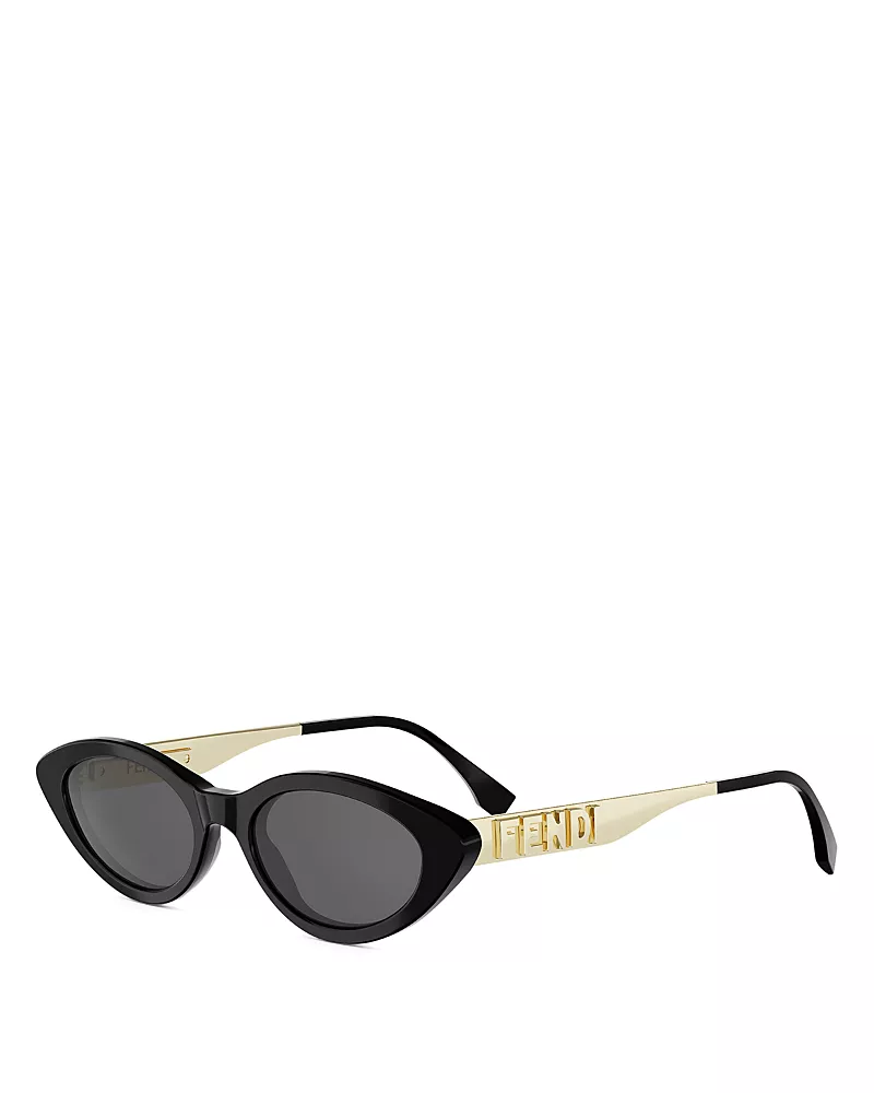 Fendi Fendigraphy Cat Eye Sunglasses, 51mm