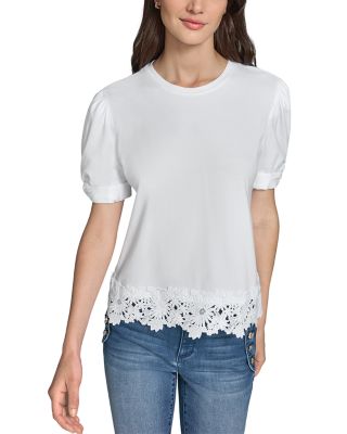 Lace Trim Tee