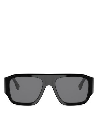 Diagonal Square Sunglasses, 54mm