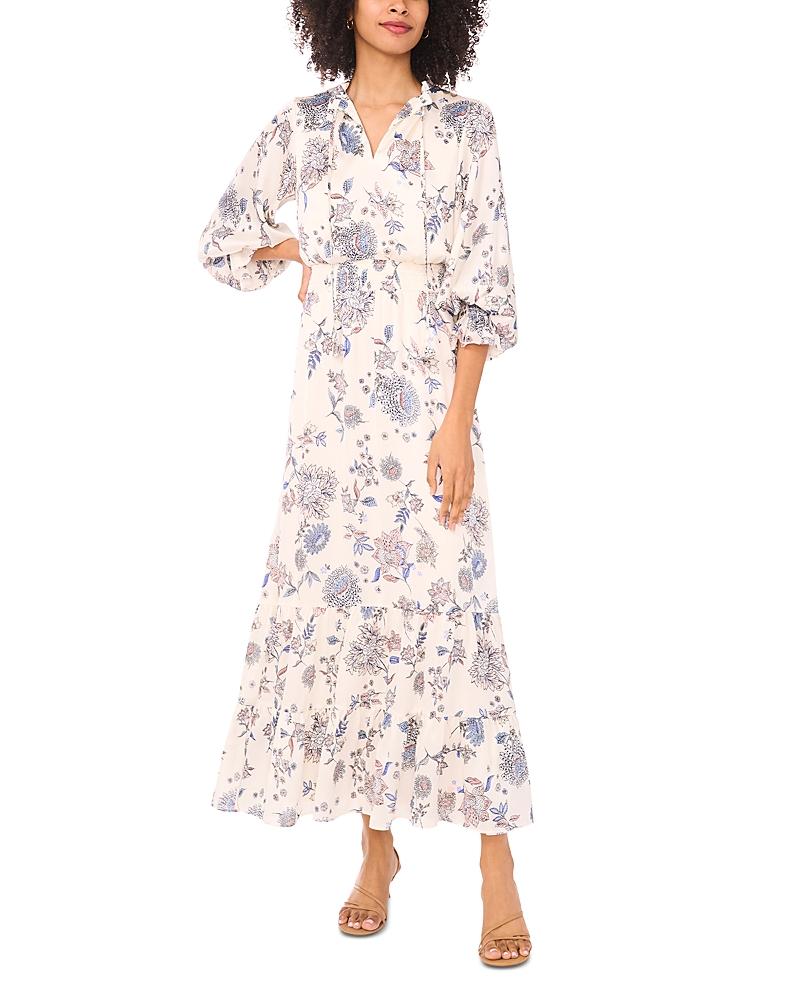Vince Camuto Ruched Waist Maxi Dress
