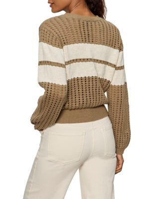 Sporty Openwork Sweater