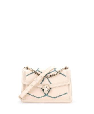  Small Serpenti Forever Shoulder Bag Whipstitched Leather