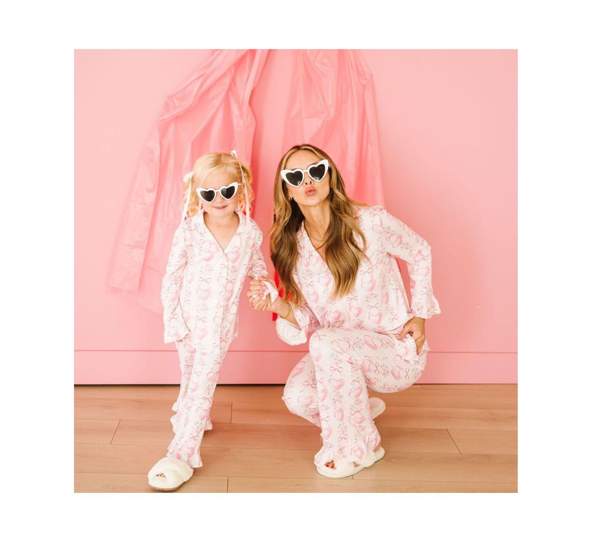 Women's Heart Floral Trellis Lounge Set — Image 3