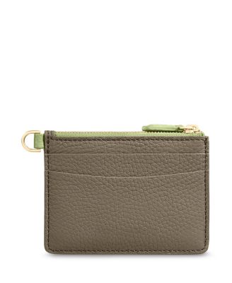 Leather Zipped Card Pouch