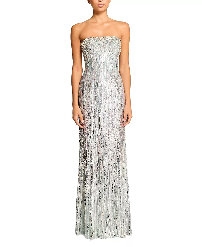 Jenny Packham Honesty Sequin-Embellished Maxi Dress