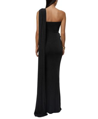  Golden Veil Maxi Dress