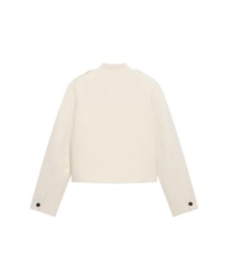  Women's Wool Blend Military Jacket