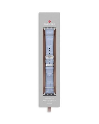 Pastel Blue Leather Band for Apple Watch&reg;, 38/40/41/42mm and 42/44/45/46/49mm