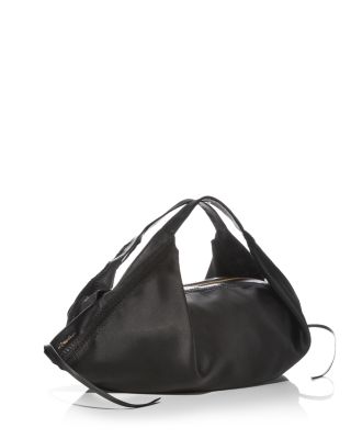 Medium Structured Satin Handbag