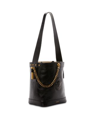 Small Leather Bucket Bag