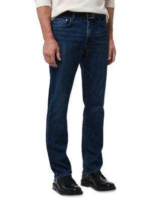Elijah Relaxed Straight Jeans in Tinted Dark