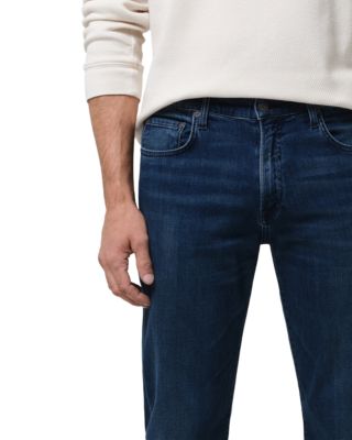 Elijah Relaxed Straight Jeans in Tinted Dark