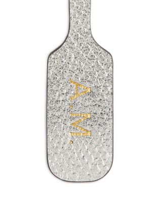 DeVain VLogo Laminated Nappa Leather Small Shoulder Bag