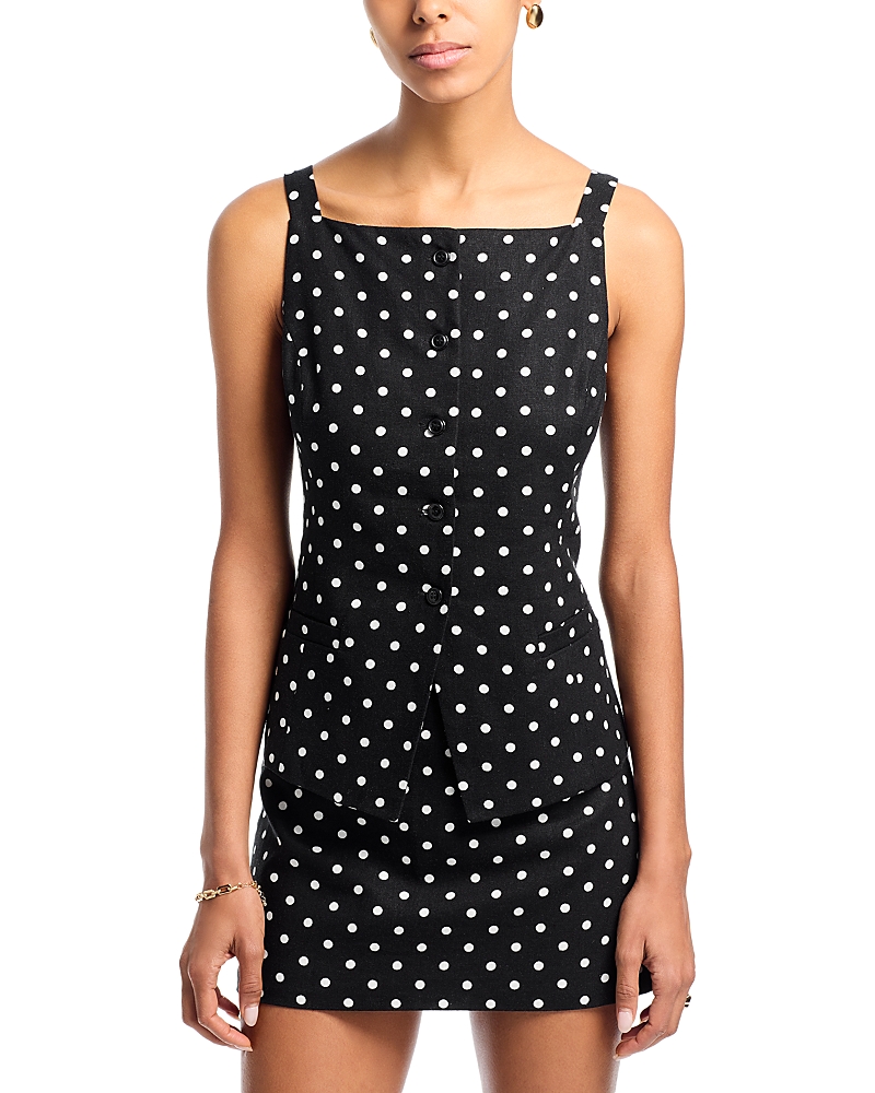 Wayf Joan Button Front Top
