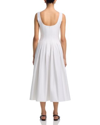 Sateen Midi Dress