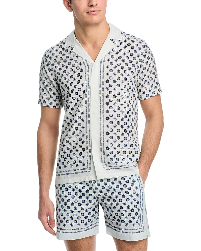 Orlebar Brown Maitan Luminis Printed Woven Shirt