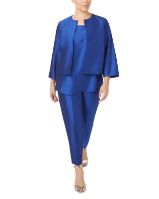 Mrnigeria Silk Shantung Cigarette Pants