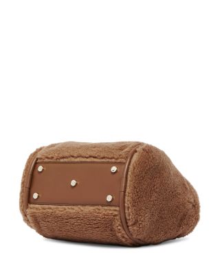 Marine Small Camel Blend Teddy Handbag