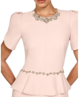  Jules Floral-Embellished Midi Dress