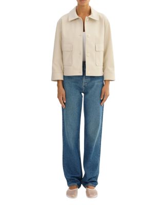 Elara Faux Leather Jacket