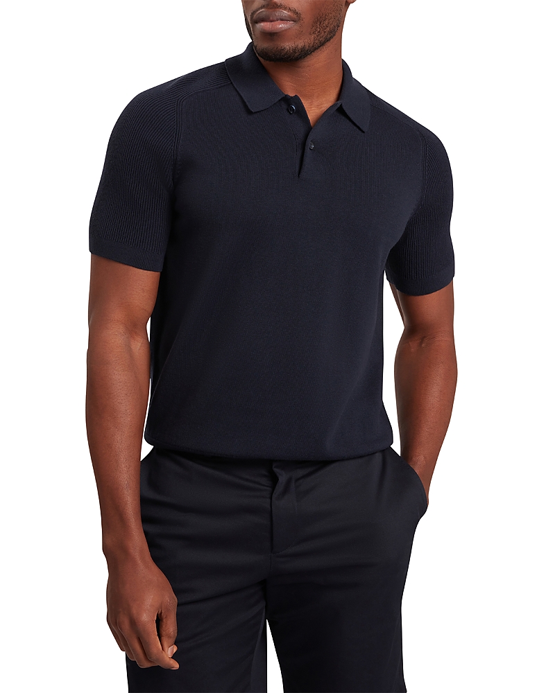 Ted Baker Otiso Ribbed Raglan Sleeve Polo · 6/XXL