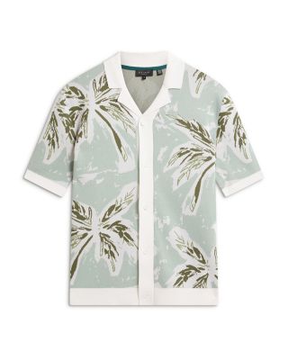 Kyes Knitted Leaf Camp Shirt