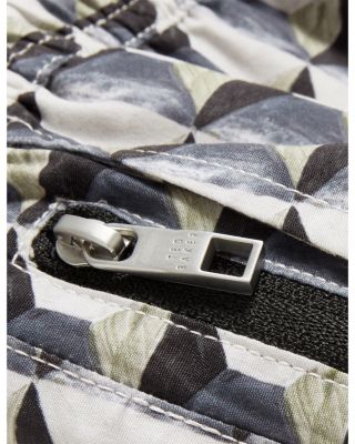 4.72" Belaire Tile Geo Printed Swim Short