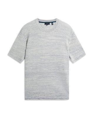 Kelepa Short Sleeve Relaxed Fit Textured Knit Tee