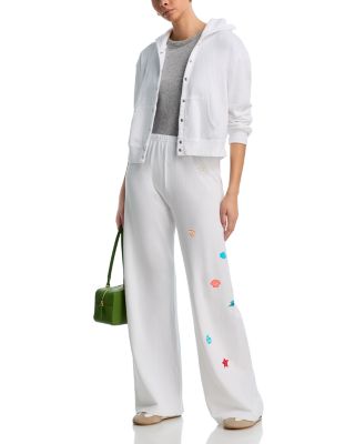 Macy Seashell Wide Leg Sweatpants - Exclusive