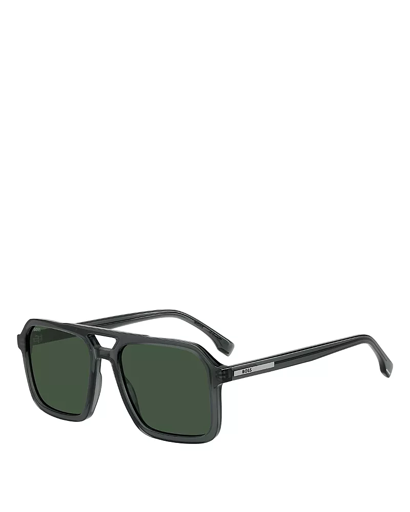 Hugo Boss Double Bridge Square Sunglasses, 56mm