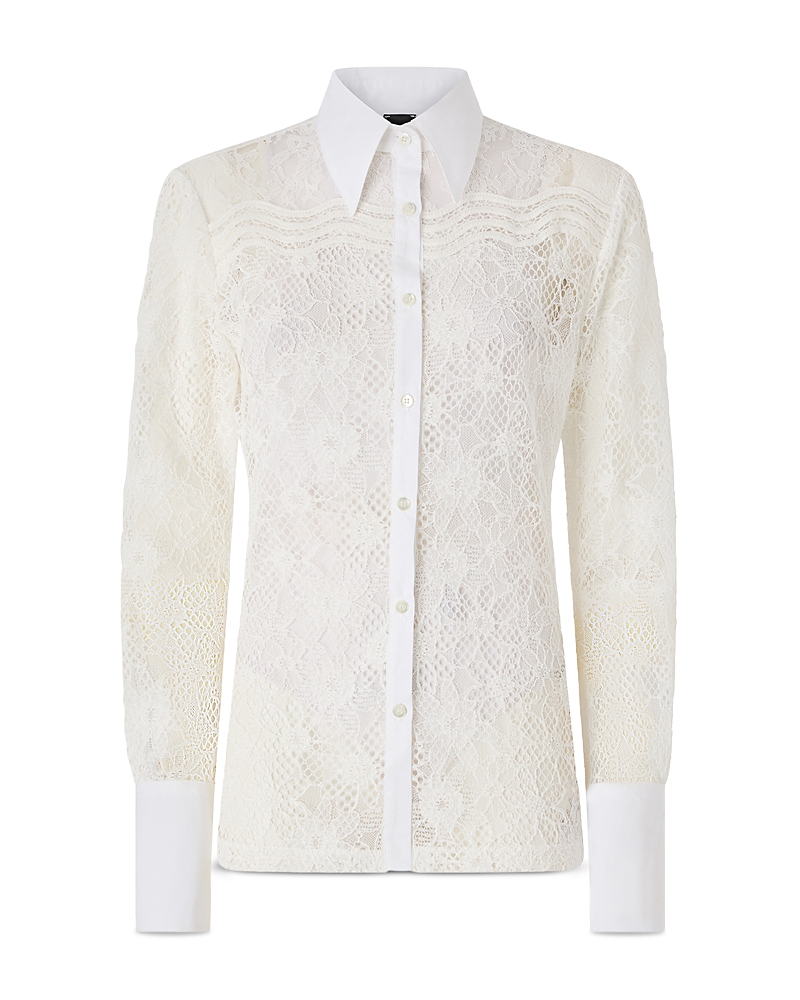 Pinko Coline Lace Blouse · 40 IT/4 US