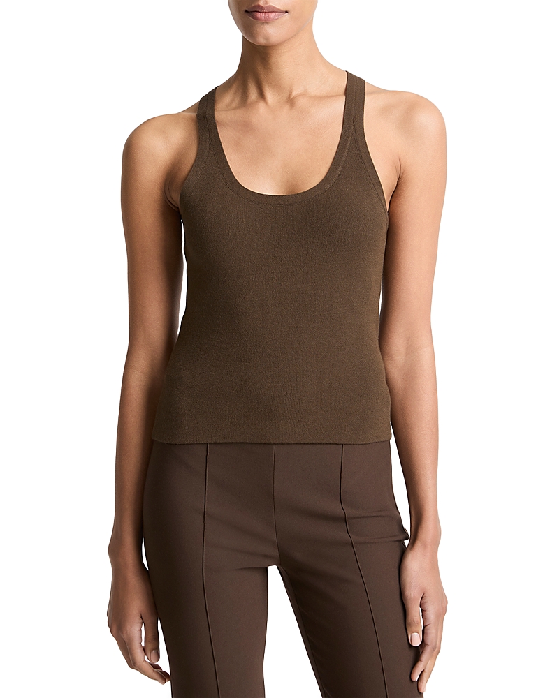 Vince Stretch Scoop Neck Tank Top