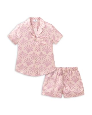 Silk Blush Tide Short Sleeve Short Set