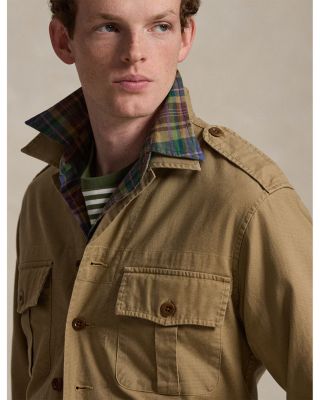 Classic Fit Textured Overshirt