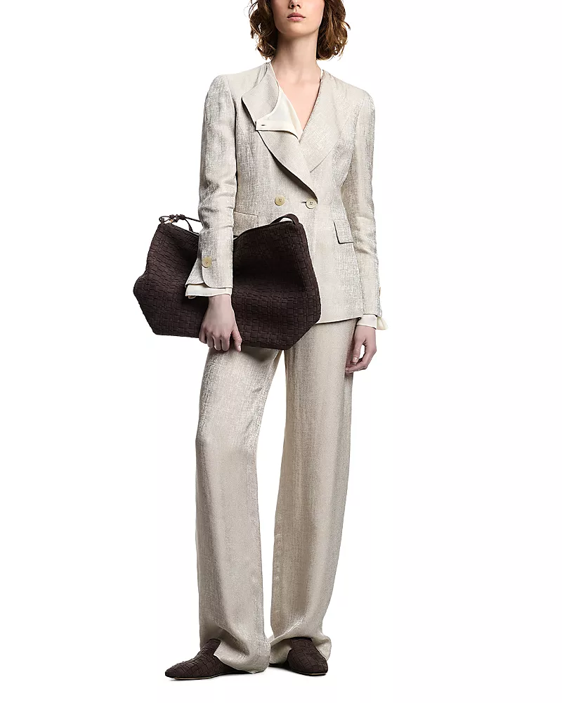 Emporio Armani Textured Jacquard Blazer