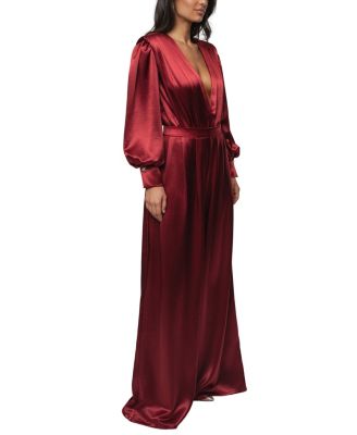  Satin Bliss Pleated Pant