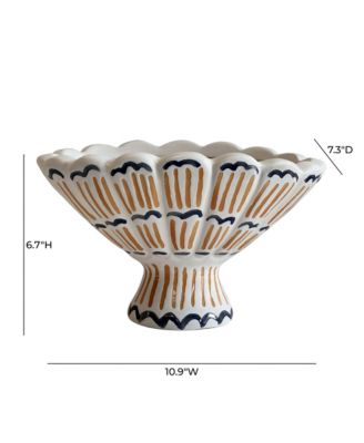 Ceramic Roman Coral Bowl