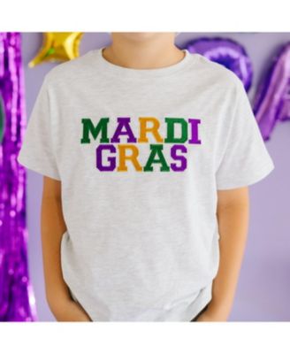 Boys' Mardi Gras Patch Short Sleeve T-Shirt - Little Kid, Big Kid