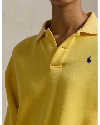 Polo Collar Fleece Pullover