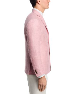 Linen M&eacute;lange Solid Regular Fit Extra-Soft Jacket - Exclusive