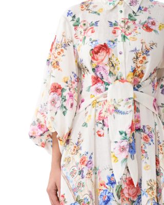 I Left My Heart In Granada Linen Shirt Dress